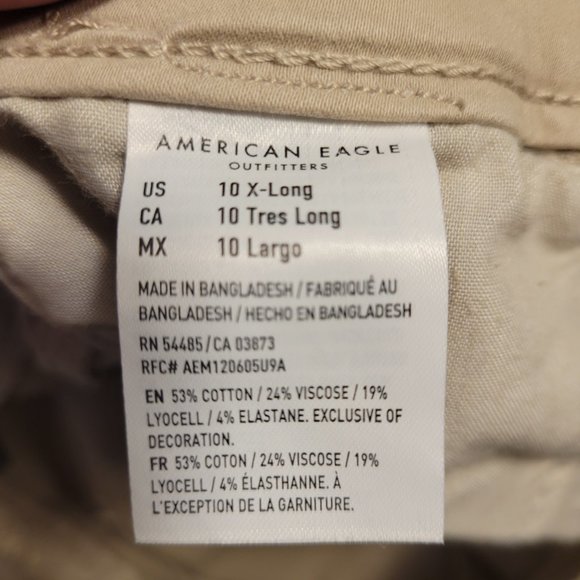 AMERICAN EAGLE WOMENS TAN SUPER STRETCH TAN JEGGINGS SIZE 10 X-LONG - Picture 11 of 11